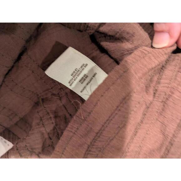 Free People Boho Chic Brown Tunic Top with Embroidery XS TP - Picture 8 of 11